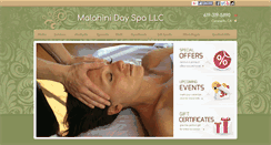 Desktop Screenshot of malahinidayspa.com